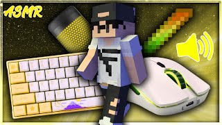 [120fps] Thocky Keyboard ASMR + Mouse Sounds (Handcam) | Hypixel Bedwars | 4K