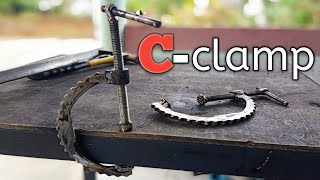 C Clamp ทำจากเฟืองมอเตอร์ไซค์ /C Clamp made by motorcycle spocket