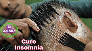 Cure Insomnia And Sleep Well By Comb Massage ASMR | Head Massage And Head Scratching With Neck Crack