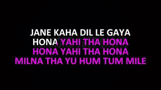 Jhonka Hawa Ka Jhonka  Karaoke With Female Vocals | Kishore Kumar, Usha Mangeshkar | Taxi Chor