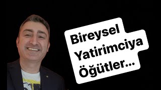 Bireysel yatırımcıya öğütler. Finansal piyasalarda bir tarzınız olsun.