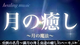 【自然音で幸せな癒しと浄化】中秋の名月〜長月の満月🌕浄化や瞑想や睡眠や癒しにも使ってね♡