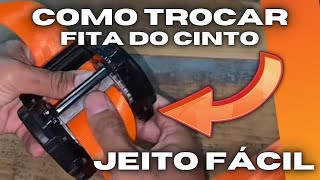 Como TROCAR a fita do CINTO de segurança na MÁQUINA | Rápido e Fácil