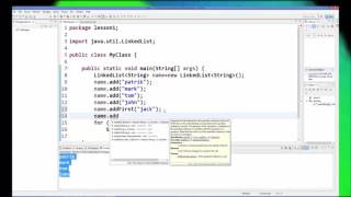LinkedList in Java Java Tutorial 32