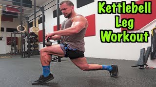 Intense 5 Minute Kettlebell Leg Workout