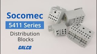 Socomec's 5411 Series Distribution Blocks