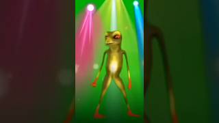 Frog green alien dance||dame tu cosita#crezzyalienz yesil uzaliy dance#color#shots