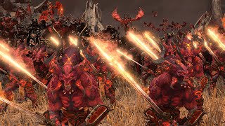 Khorne Vs Dwarfs in Total Warhammer III Huge Cinemic - Hell Gate Battle