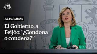 POLÍTICA | El Gobierno señala a Feijóo: \