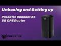 Predator Connect X5 unboxing and hardware set up