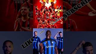 Milan and Inter Special Derby🤩 #acmilan #intermilan  #italy #supercup #seriea