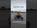 The Mod 1 Motorcycle Test - The Controlled Stop Exercise. An easy pass, you must stop within the box