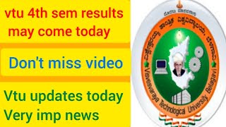 Vtu 4th semester result update || evaluation completed #vtuupdatestoday #vtu4thsemresultupdate