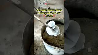 Alat Mixer Adonan Semen dan Pasir #construction #beton #smart #unik #amazing #cool #shorts