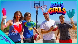 BOYS vs GIRLS Trick Shot H.O.R.S.E. (Juggling Edition)
