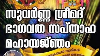 ചോറ്റാനിക്കര സുവർണ്ണ  ഭാഗവത സപ്താഹം ആചാര്യൻ ശ്രീ വെള്ളിനേഴി ഹരികൃഷ്ണൻ  VELLINEZHI HARIKRISHNAN