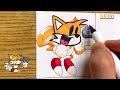 Drawing FNF-All Tails Mods  Tails Dancing meme  Tails Spinning   Sonic the Hedgehog  Tails FNF