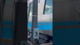 あいの風とやま鉄道　吹田構内試運転