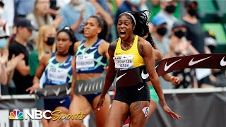 Elaine Thompson-Herah expels any doubt - she's the world's fastest woman | 2021 Prefontaine Classic