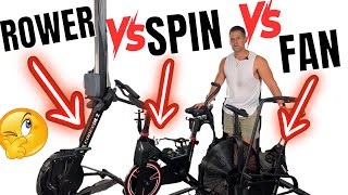 Air Bike vs Spin Bike vs Rower: What's Better, Pros / Cons For Home Gym
