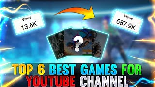 Top 6 Best Games For New Gaming YouTube Channel in 2024