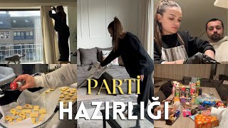 Parti Öncesi Alışveriş ve Temizlik😍 Tuzlu kurabiye, Detaylı salon temizliği, Market alışverişi vlog