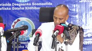 SRTV| Warbixinta xukuumadda ee 2014: Madaxweynaha DDS Mudane Mustafe Muxumed Cumar.