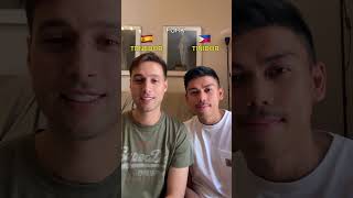 Filipino 🇵🇭 vs Spanish 🇪🇸 ✨words✨ Part 4 #language #gaycouple #filipino #spanish #philippines