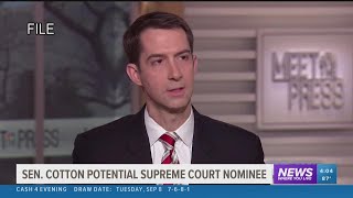 Senator Tom Cotton named potential U.S. Supreme Court nominee by President Trump