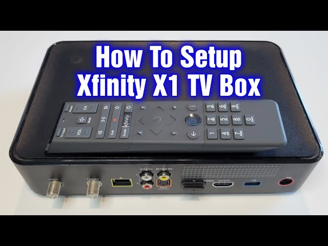 Instalación De Caja De Cable Xfinity X1