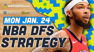 NBA DFS Strategy 1/24/22 | DraftKings & FanDuel NBA Picks