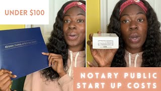 Notary Public Start Up Costs & Fees | Becoming a Notary Public in South Carolina #notarypubliccost