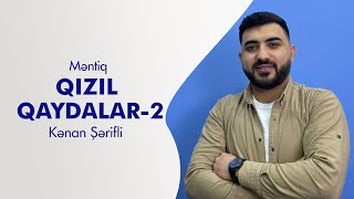 Magistr OL Məntiq | Kənan Şərifli | 6 Qızıl Qayda