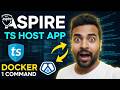 Deploy Aspire TypeScript Host App in Docker Step by Step | Easy deployment