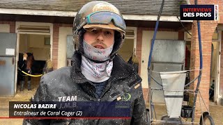 NICOLAS BAZIRE | ENTRAÎNEUR DE CORAL COGER | QUINTÉ DU SAMEDI 11 JANVIER À PARIS VINCENNES