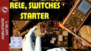 RELE Y SWITCHES DEL STARTER o motor de arranque (Tips de diagnostico)