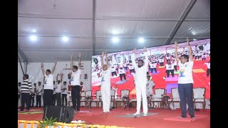 21.06.2023 : Governor perform Yoga at Maharashtra Vidhan Bhavan