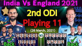 India vs England 2nd ODI Match || Playing xi & Match Prediction || IND vs ENG 2nd ODI