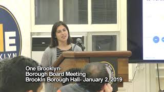 One Brooklyn-- Brooklyn Borough Board Meeting, January 2, 2019