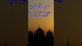 Hazrat Ali R.A quotes in Urdu | Aqwal e zareen | #shorts