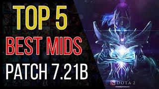 Top 5 best mid Dota 2 heroes of patch 7.21b