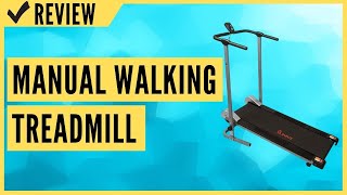 Sunny Health & Fitness SF-T1407M Manual Walking Treadmill with LCD Display Review
