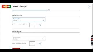 Návod pro podání žádosti o úvěr - mBank