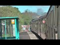 nymr steam gala esk valley line loco 825 arrive glaisdale