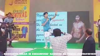 Siddharth Nigam live dance performance in a school event
