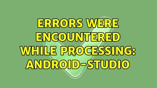Ubuntu: Errors were encountered while processing: android-studio