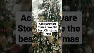 Beautiful Christmas trees from Ace Hardware. #christmas #festival #shop