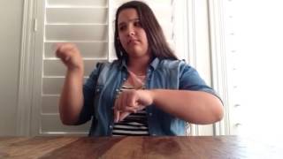 ASL Handshape Story- ABC Baking a Cake