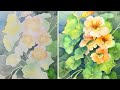 NEGATIVE PAINTING 🧡 Essential Technique to Improve your Watercolors!