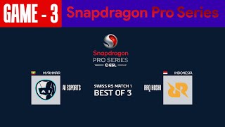 [GAME - 3] AI ESPORTS vs RRQ HOSHI | Snapdragon PRO SERIES